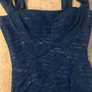 BCBG ruched dress